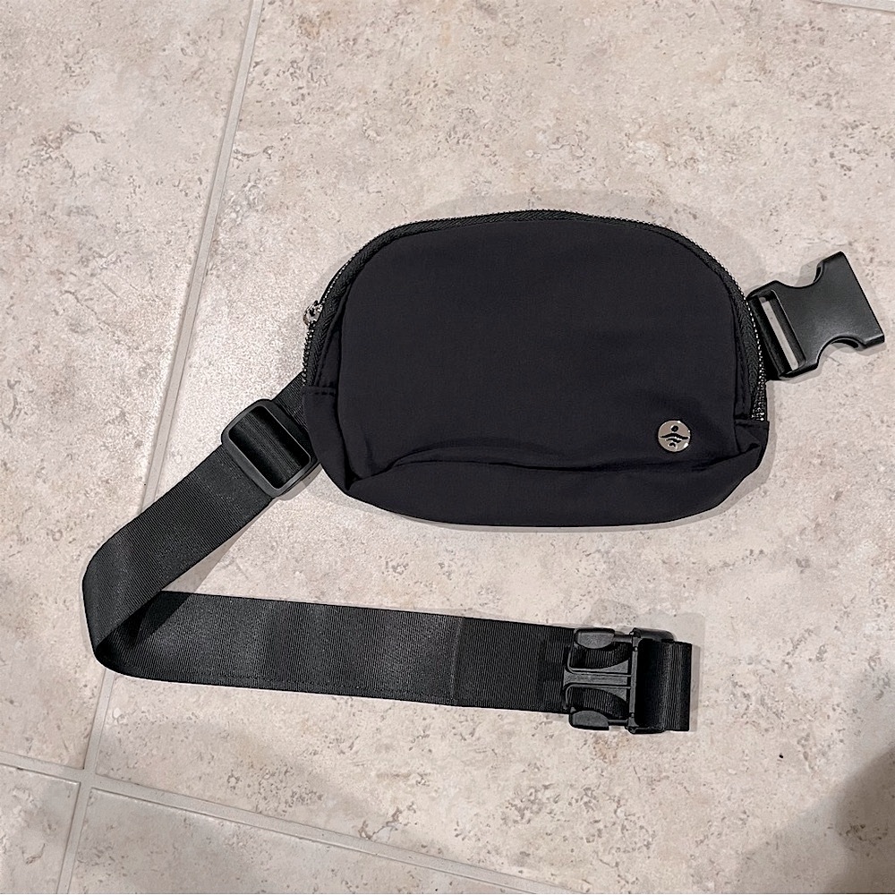 HALARA Waist Black Belt Bag for Exercise Jogging Outdoors